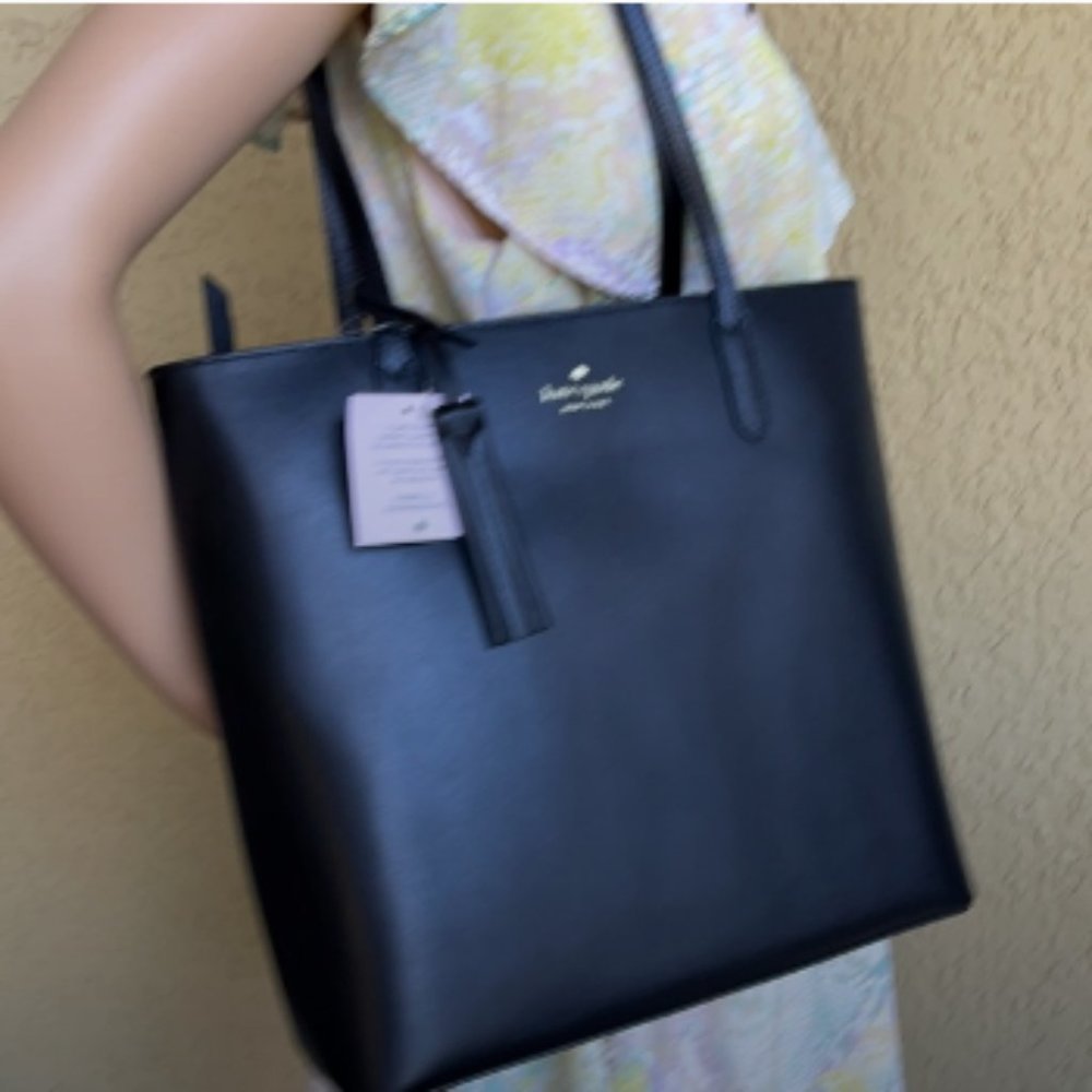 KATE SPADE JANA TOTE BLACK - Picture 12 of 16